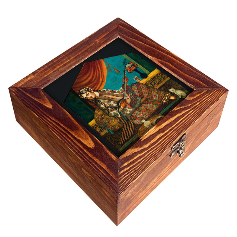 جعبه صنایع دستی چوبی