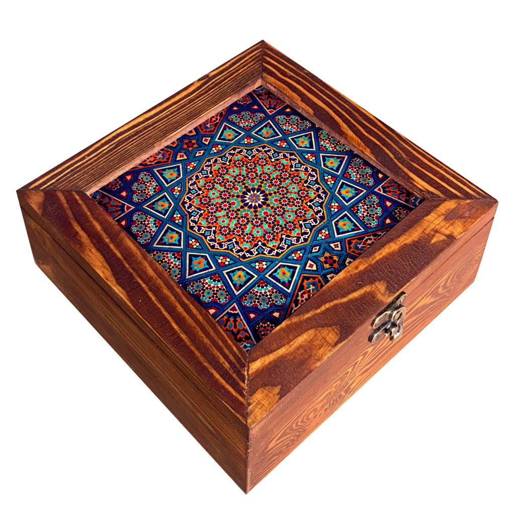 جعبه چوبی صنایع دستی