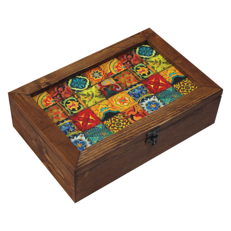 جعبه صنایع دستی چوبی