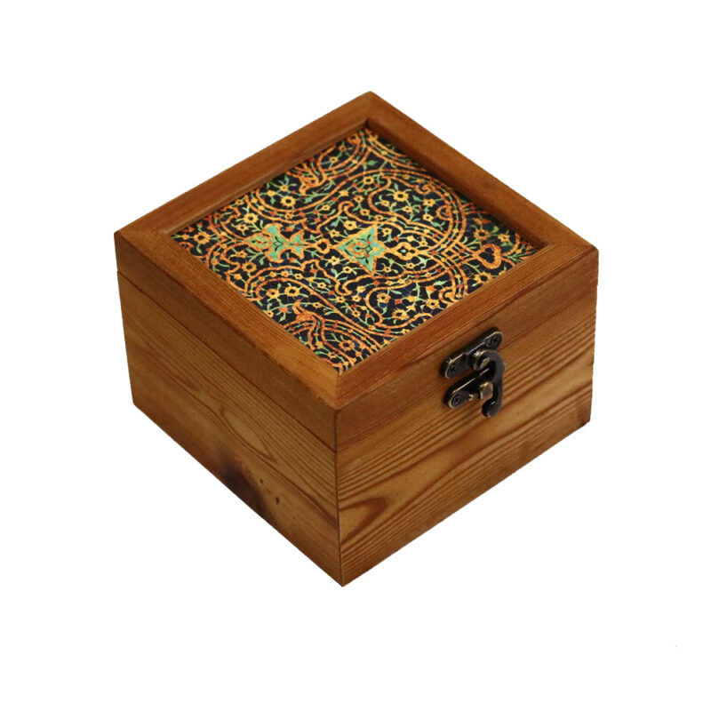 جعبه چوبی ترمووود طرح سنتی