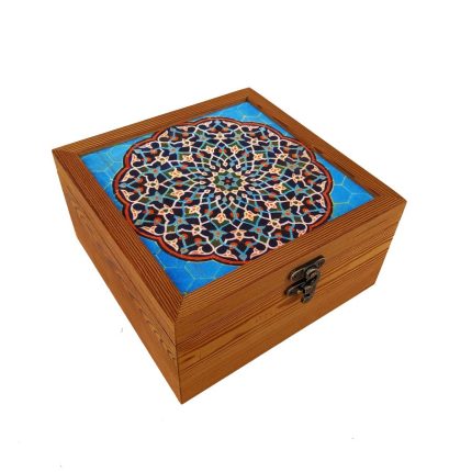 جعبه چوبی سایز 17 در 17 کد TC02