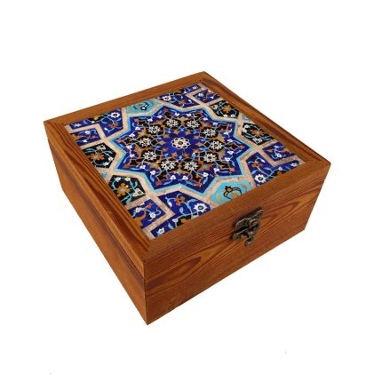 جعبه چوبی سایز 17 در 17 کد TC30