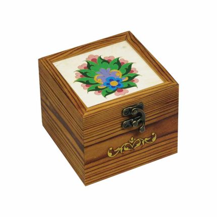 جعبه چوبی نگارگری سایز 12 در 12 کد LA7