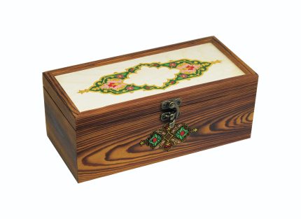 جعبه چوبی نگارگری سایز 13در 25 کد LB9