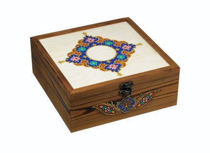جعبه چوبی سایز 25 در 25 کد LD7